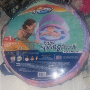 SwimWays Baby Spring Float with Sun Canopy